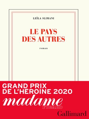 Le pays des autres - ebook
